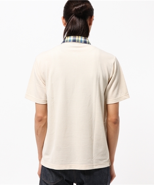 McGREGOR（マックレガー）の「吸水速乾チェック衿ポロシャツ（ポロシャツ・メンズ・アイボリー/ブルー/ネイビー・L/M/LL）」の9枚目の写真