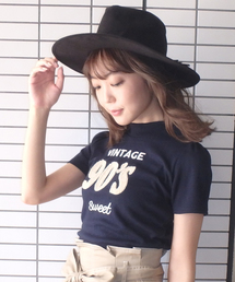 dazzlin | 90'sハイネックロゴトップス(Tシャツ/カットソー)