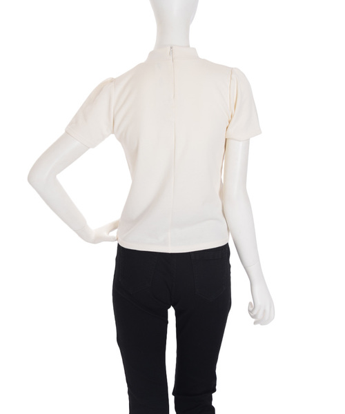 dazzlin（ダズリン）の「90'sハイネックロゴトップス（Tシャツ/カットソー・レディース・オフホワイト/グレー/ネイビー・FREE）」の10枚目の写真