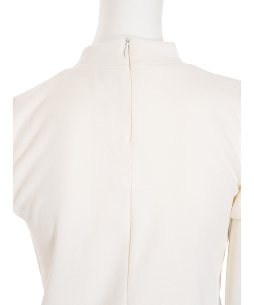 dazzlin（ダズリン）の「90'sハイネックロゴトップス（Tシャツ/カットソー・レディース・オフホワイト/グレー/ネイビー・FREE）」の12枚目の写真