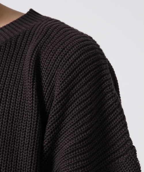 HARE（ハレ）の「クラッシュニットプルオーバー(HARE)（ニット/セーター・メンズ・レッド系その他/ブラック/グレー・SMALL/MEDIUM）」の11枚目の写真