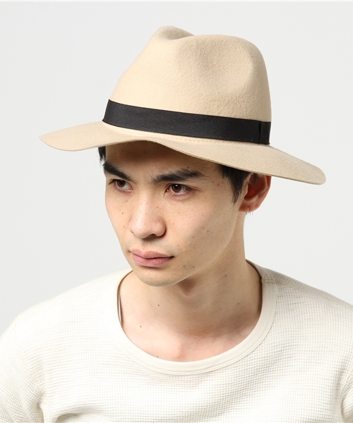 RAGEBLUE（レイジブルー）の「ラウンドフェルトハット/734299（ハット・メンズ・ダークブラウン/ダークグレー/オリーブ/ブラック/ネイビー/キャメル/ベージュ・FREE）」の8枚目の写真