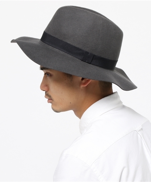 RAGEBLUE（レイジブルー）の「ラウンドフェルトハット/734299（ハット・メンズ・ダークブラウン/ダークグレー/オリーブ/ブラック/ネイビー/キャメル/ベージュ・FREE）」の9枚目の写真