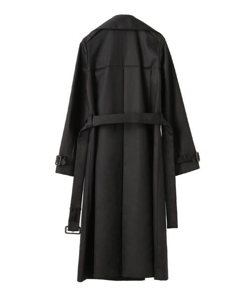 CLANE（クラネ）の「BACK VOLUME TUCK TRENCH COAT（トレンチコート・レディース・ベージュ/ブラック・1/2）」の14枚目の写真