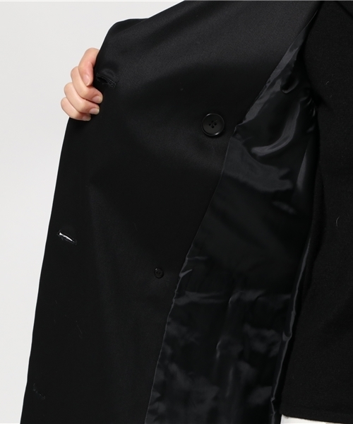 CLANE（クラネ）の「BACK VOLUME TUCK TRENCH COAT（トレンチコート・レディース・ベージュ/ブラック・1/2）」の12枚目の写真