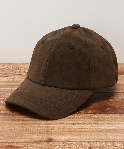 SEVENDAYS=SUNDAY（セブンデイズサンデイ）の「U USC CURVE BB-CAP/FAKE SUEDE（ハット・レディース・ブラック/カーキ/ネイビー/ブラウン・FREE）」の3枚目の写真