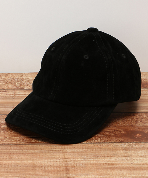 SEVENDAYS=SUNDAY（セブンデイズサンデイ）の「U USC CURVE BB-CAP/FAKE SUEDE（ハット・レディース・ブラック/カーキ/ネイビー/ブラウン・FREE）」の2枚目の写真
