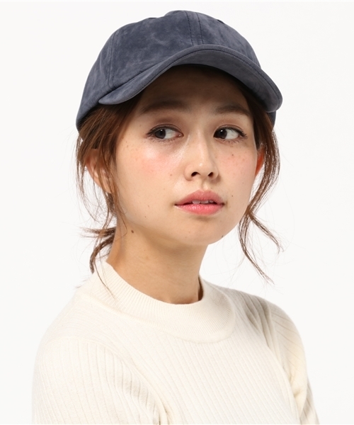 SEVENDAYS=SUNDAY（セブンデイズサンデイ）の「U USC CURVE BB-CAP/FAKE SUEDE（ハット・レディース・ブラック/カーキ/ネイビー/ブラウン・FREE）」の13枚目の写真