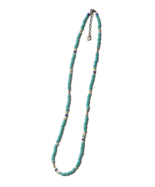 VIRGOwearworks(ヴァルゴウェアワークス)の「Blended bead necklace(ネックレス・メンズ・レッド/ブラック/ターコイズブルー・FREE)」の14枚目の写真