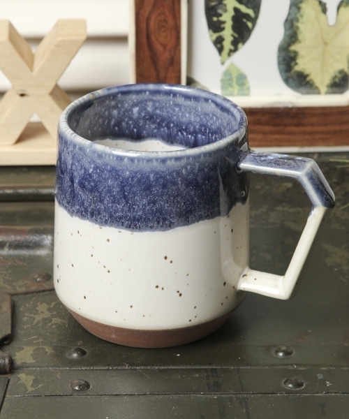 BAYFLOW（ベイフロー）の「BAYFLOW／CHIPS MUG（チップスマグ）（グラス/マグカップ/タンブラー・レディース・ホワイト/ネイビー/ダークブルー/インディゴブルー/ブラウン/ブルー・0）」の3枚目の写真