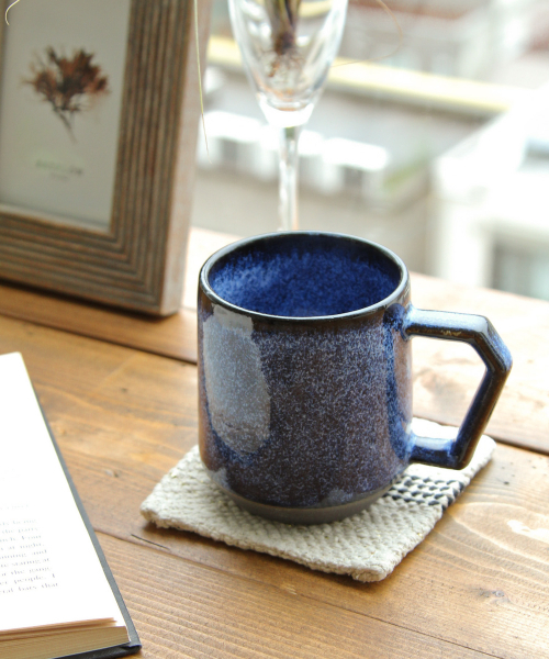 BAYFLOW（ベイフロー）の「BAYFLOW／CHIPS MUG（チップスマグ）（グラス/マグカップ/タンブラー・レディース・ホワイト/ネイビー/ダークブルー/インディゴブルー/ブラウン/ブルー・0）」の5枚目の写真