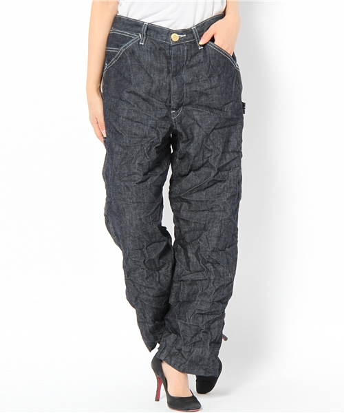 RNA-N（アールエヌエーエヌ）の「R2171 ８０ｏｚワイドルーズペインター（デニムパンツ・レディース・ライトインディゴブルー/インディゴブルー/ワンウォッシュ・MEDIUM/X-SMALL/SMALL）」の3枚目の写真