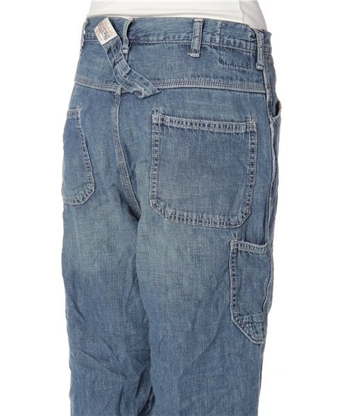 RNA-N（アールエヌエーエヌ）の「R2171 ８０ｏｚワイドルーズペインター（デニムパンツ・レディース・ライトインディゴブルー/インディゴブルー/ワンウォッシュ・MEDIUM/X-SMALL/SMALL）」の7枚目の写真
