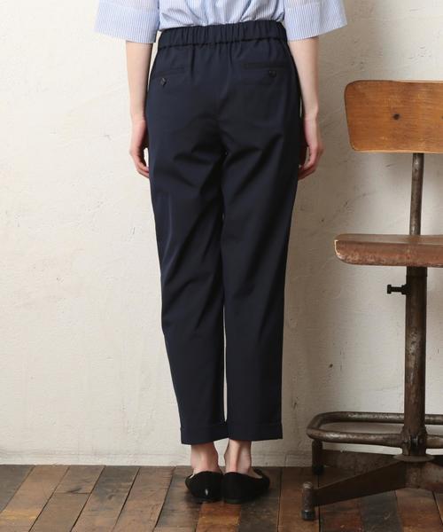 coen（コーエン）の「スプリングタックテーパードパンツ（その他パンツ・レディース・ネイビー/ライトグレー・LARGE/SMALL/MEDIUM）」の6枚目の写真