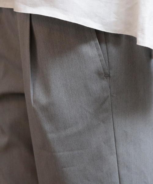 coen（コーエン）の「スプリングタックテーパードパンツ（その他パンツ・レディース・ネイビー/ライトグレー・LARGE/SMALL/MEDIUM）」の10枚目の写真