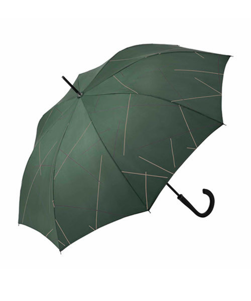 BRUNO（ブルーノ）の「ワンタッチアンブレラ コンフェッティ（長傘・レディース・カーキ/ホワイト/ピンク/グリーン/レッド/ネイビー・ﾌﾘ-）」の3枚目の写真