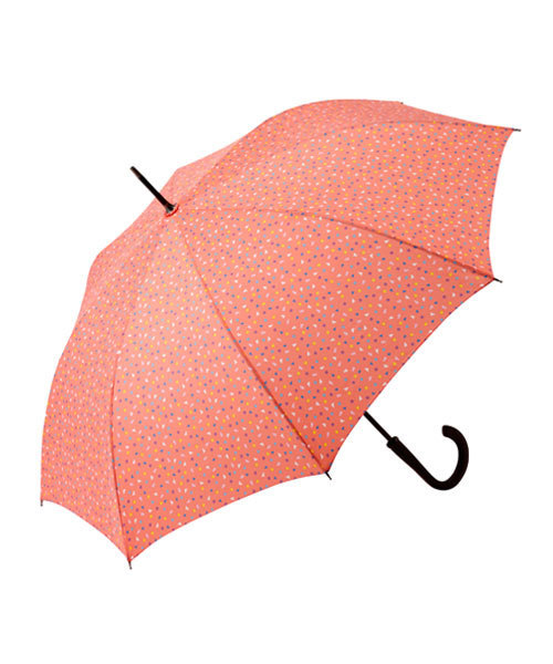 BRUNO（ブルーノ）の「ワンタッチアンブレラ コンフェッティ（長傘・レディース・カーキ/ホワイト/ピンク/グリーン/レッド/ネイビー・ﾌﾘ-）」の5枚目の写真