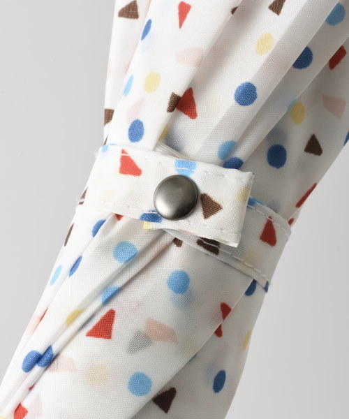 BRUNO（ブルーノ）の「ワンタッチアンブレラ コンフェッティ（長傘・レディース・カーキ/ホワイト/ピンク/グリーン/レッド/ネイビー・ﾌﾘ-）」の21枚目の写真