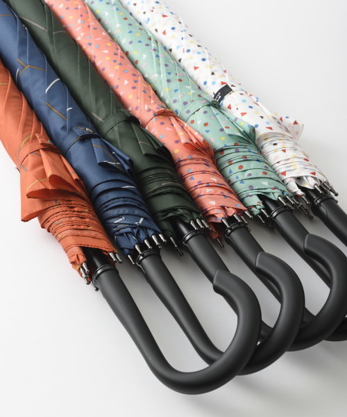 BRUNO（ブルーノ）の「ワンタッチアンブレラ コンフェッティ（長傘・レディース・カーキ/ホワイト/ピンク/グリーン/レッド/ネイビー・ﾌﾘ-）」の17枚目の写真