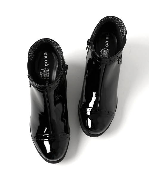 cava cava（サヴァサヴァ）の「〈cavacava (サヴァサヴァ)〉　レインブーティ（レインシューズ・レディース・ブラック/グレー/カーキ/グレイッシュベージュ・L/LL/M/S）」の6枚目の写真