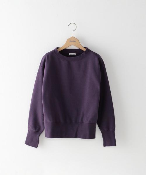 Steven Alan スティーブンアラン スウェット トレーナー パープル STEVEN ALAN（スティーブンアラン） トレーナー スウェット ウラケ