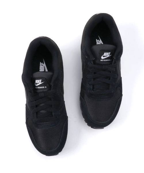 NIKE（ナイキ）の「ナイキ NIKE WMNS MD RUNNER 2 749869 001（スニーカー・レディース・ブラック・23.0cm/23.5cm/24.0cm/24.5cm/25.0cm/22.5cm）」の3枚目の写真