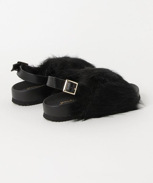 GeeRA（ジーラ）の「しなやかソール！！ふわふわサンダル（サンダル・レディース・ブラック/グレー・SMALL/LARGE/X-LARGE/MEDIUM）」の3枚目の写真