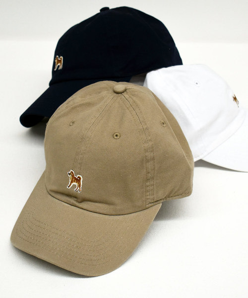 SONTAKU（ソンタク）の「NEWHATTAN/ニューハッタン/SONTAKU　柴犬キャップ（キャップ・メンズ・ホワイト/ブラック/ベージュ/ネイビー/ダークインディゴブルー/カモフラージュ/ライトインディゴブルー/ライトピンク/ブルー系その他/ブラック系その他/ウッドランド・FREE）」の5枚目の写真