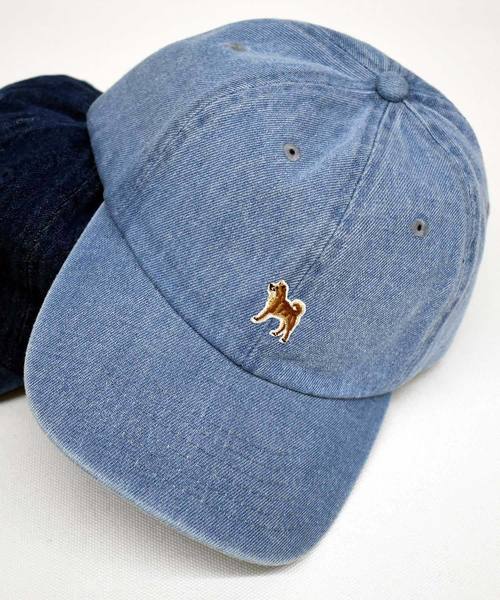 SONTAKU（ソンタク）の「NEWHATTAN/ニューハッタン/SONTAKU　柴犬キャップ（キャップ・メンズ・ホワイト/ブラック/ベージュ/ネイビー/ダークインディゴブルー/カモフラージュ/ライトインディゴブルー/ライトピンク/ブルー系その他/ブラック系その他/ウッドランド・FREE）」の8枚目の写真