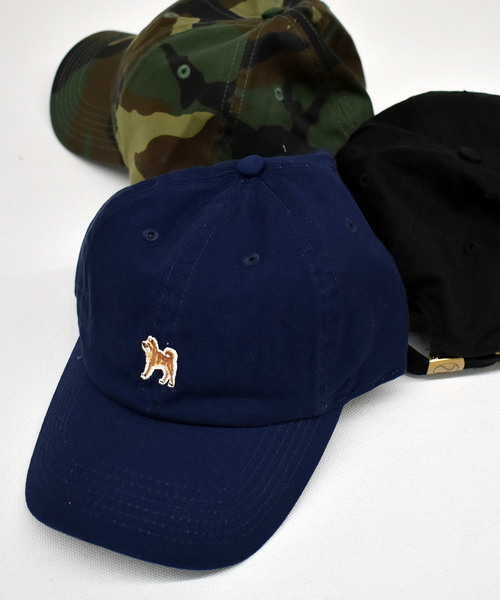 SONTAKU（ソンタク）の「NEWHATTAN/ニューハッタン/SONTAKU　柴犬キャップ（キャップ・メンズ・ホワイト/ブラック/ベージュ/ネイビー/ダークインディゴブルー/カモフラージュ/ライトインディゴブルー/ライトピンク/ブルー系その他/ブラック系その他/ウッドランド・FREE）」の6枚目の写真