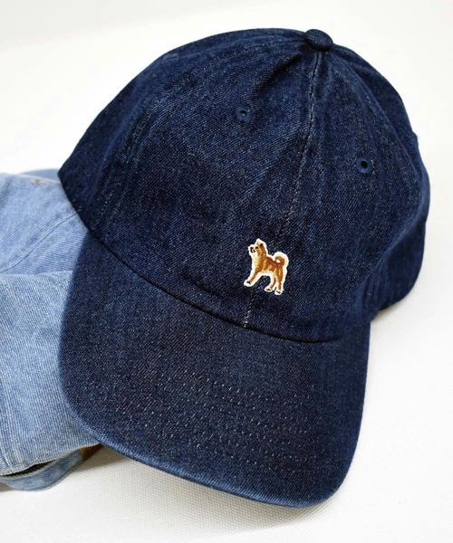 SONTAKU（ソンタク）の「NEWHATTAN/ニューハッタン/SONTAKU　柴犬キャップ（キャップ・メンズ・ホワイト/ブラック/ベージュ/ネイビー/ダークインディゴブルー/カモフラージュ/ライトインディゴブルー/ライトピンク/ブルー系その他/ブラック系その他/ウッドランド・FREE）」の7枚目の写真