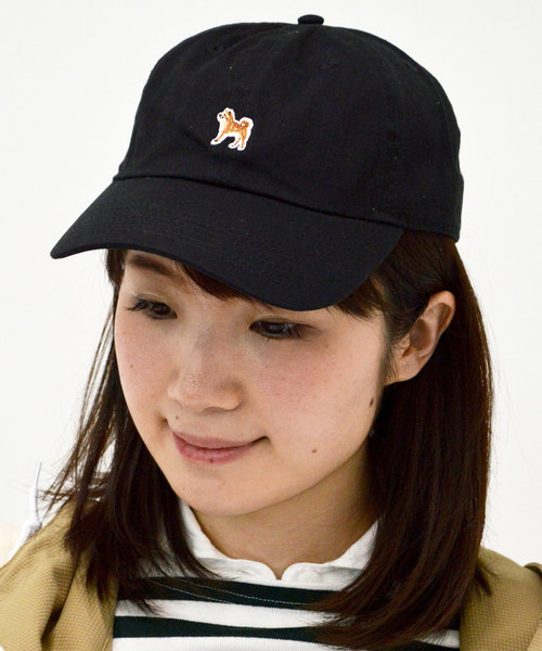 SONTAKU（ソンタク）の「NEWHATTAN/ニューハッタン/SONTAKU　柴犬キャップ（キャップ・メンズ・ホワイト/ブラック/ベージュ/ネイビー/ダークインディゴブルー/カモフラージュ/ライトインディゴブルー/ライトピンク/ブルー系その他/ブラック系その他/ウッドランド・FREE）」の3枚目の写真