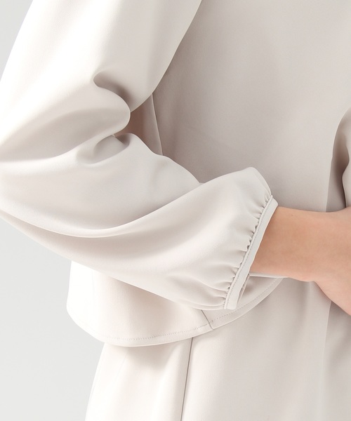 Honeys（ハニーズ）の「メタルパーツ付きれいめドッキングワンピース（ワンピース・レディース・ネイビー/グレー/ブラック・L/M/S）」の12枚目の写真