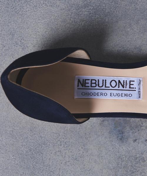 NEBULONI E（ネブローニ）の「＜NEBULONI E. （ネブローニ）＞スクエア フラットサンダル（サンダル・レディース・オレンジ/ネイビー・35h/36/35/36h/37/37h/38）」の8枚目の写真