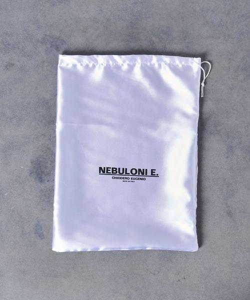 NEBULONI E（ネブローニ）の「＜NEBULONI E. （ネブローニ）＞スクエア フラットサンダル（サンダル・レディース・オレンジ/ネイビー・35h/36/35/36h/37/37h/38）」の12枚目の写真