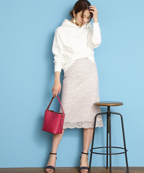 N.(N. Natural Beauty Basic)(エヌエヌナチュラルビューティーベーシック)の「【JJ 3月号掲載】スウェットパーカー(Tシャツ/カットソー・レディース・ホワイト/ベージュ/グリーン・MEDIUM)」の22枚目の写真