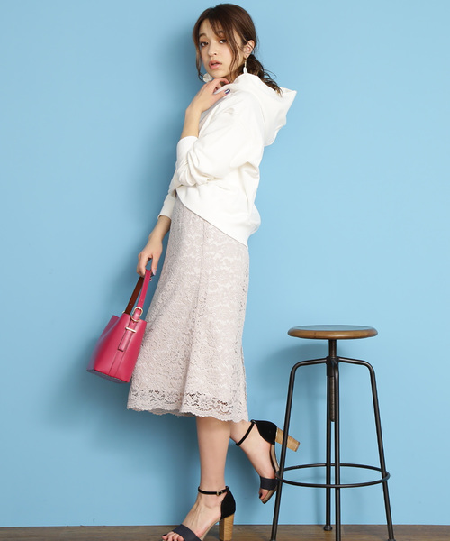 N.(N. Natural Beauty Basic)(エヌエヌナチュラルビューティーベーシック)の「【JJ 3月号掲載】スウェットパーカー(Tシャツ/カットソー・レディース・ホワイト/ベージュ/グリーン・MEDIUM)」の10枚目の写真