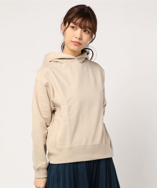 N.(N. Natural Beauty Basic)(エヌエヌナチュラルビューティーベーシック)の「【JJ 3月号掲載】スウェットパーカー(Tシャツ/カットソー・レディース・ホワイト/ベージュ/グリーン・MEDIUM)」の12枚目の写真