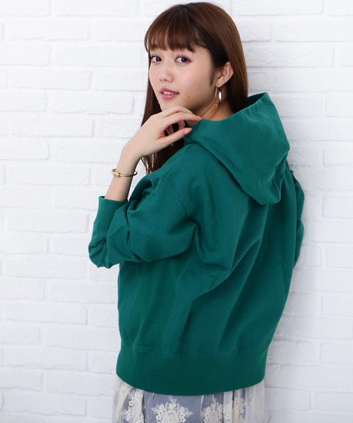 N.(N. Natural Beauty Basic)(エヌエヌナチュラルビューティーベーシック)の「【JJ 3月号掲載】スウェットパーカー(Tシャツ/カットソー・レディース・ホワイト/ベージュ/グリーン・MEDIUM)」の16枚目の写真