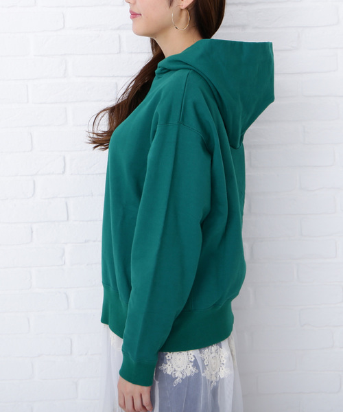 N.(N. Natural Beauty Basic)(エヌエヌナチュラルビューティーベーシック)の「【JJ 3月号掲載】スウェットパーカー(Tシャツ/カットソー・レディース・ホワイト/ベージュ/グリーン・MEDIUM)」の9枚目の写真