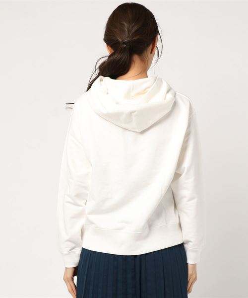 N.(N. Natural Beauty Basic)(エヌエヌナチュラルビューティーベーシック)の「【JJ 3月号掲載】スウェットパーカー(Tシャツ/カットソー・レディース・ホワイト/ベージュ/グリーン・MEDIUM)」の4枚目の写真