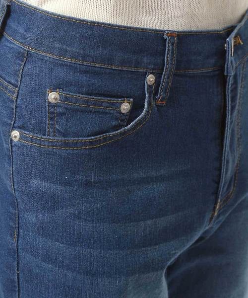 TopIsm(トップイズム)の「ヴィンテージ加工 ストレッチ クロップド デニムパンツ(デニムパンツ・メンズ・ライトブルー/ブラック/ワンウォッシュ/インディゴブルー/グレー・L/LL/M)」の13枚目の写真