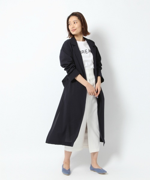 laboratory work（ラボラトリーワーク）の「ガウンコート（トレンチコート・レディース・ベージュ/ブルー/ネイビー・MEDIUM）」の9枚目の写真