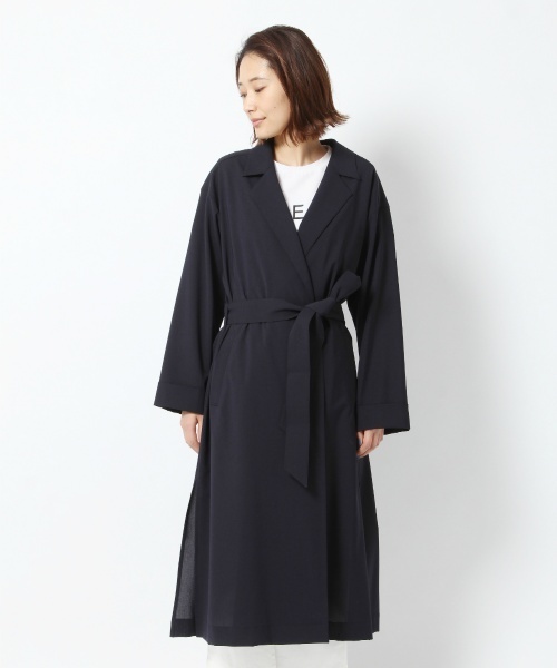 laboratory work（ラボラトリーワーク）の「ガウンコート（トレンチコート・レディース・ベージュ/ブルー/ネイビー・MEDIUM）」の15枚目の写真