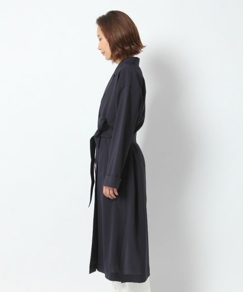 laboratory work（ラボラトリーワーク）の「ガウンコート（トレンチコート・レディース・ベージュ/ブルー/ネイビー・MEDIUM）」の7枚目の写真