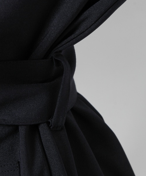 laboratory work（ラボラトリーワーク）の「ガウンコート（トレンチコート・レディース・ベージュ/ブルー/ネイビー・MEDIUM）」の10枚目の写真