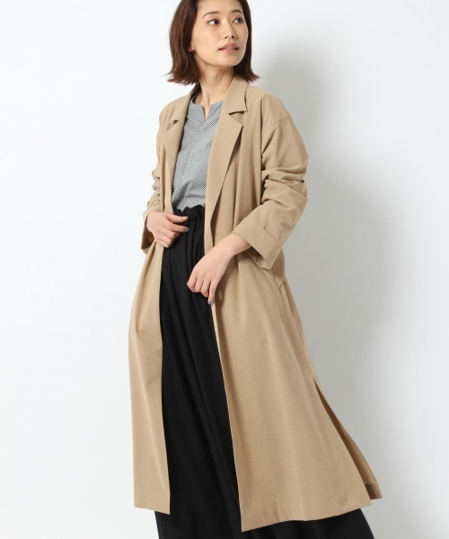 laboratory work（ラボラトリーワーク）の「ガウンコート（トレンチコート・レディース・ベージュ/ブルー/ネイビー・MEDIUM）」の19枚目の写真
