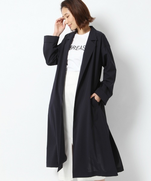 laboratory work（ラボラトリーワーク）の「ガウンコート（トレンチコート・レディース・ベージュ/ブルー/ネイビー・MEDIUM）」の20枚目の写真