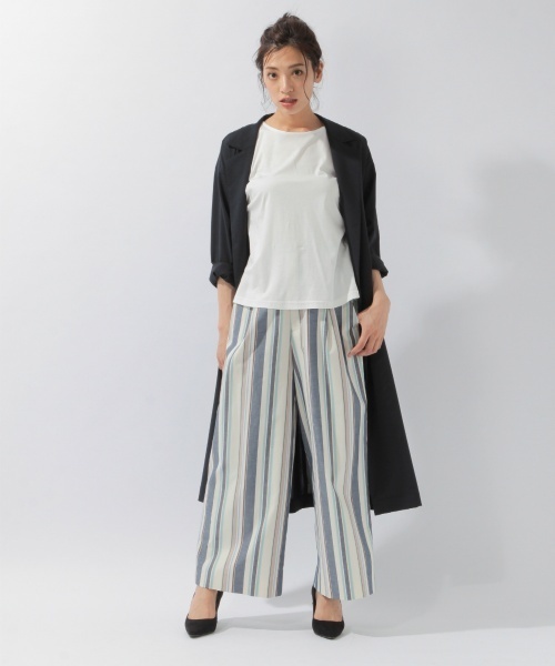 laboratory work（ラボラトリーワーク）の「ガウンコート（トレンチコート・レディース・ベージュ/ブルー/ネイビー・MEDIUM）」の22枚目の写真