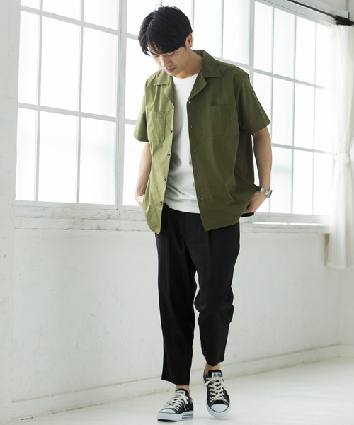 WEGO（ウィゴー）の「WEGO/フランスリネンクロップドペグトップパンツ（スラックス・メンズ・ネイビー/ブラック/オレンジ/ブルー・SMALL/MEDIUM/LARGE）」の7枚目の写真